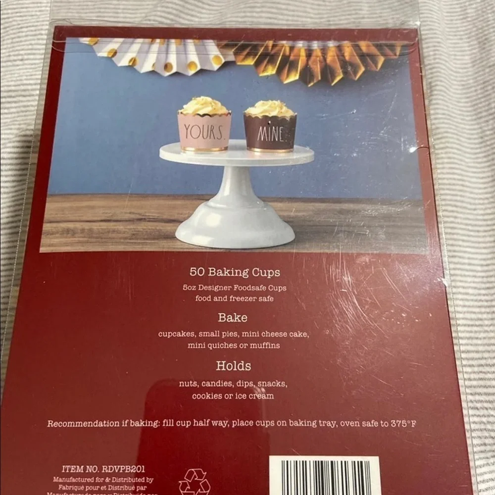 Rae Dunn 50 Piece Baking Cups Yours Mine